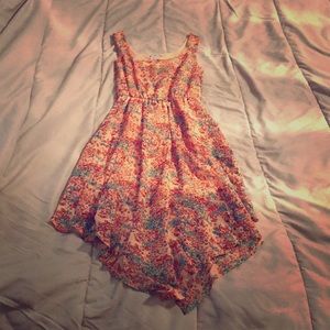 Peach Color Spring Dress